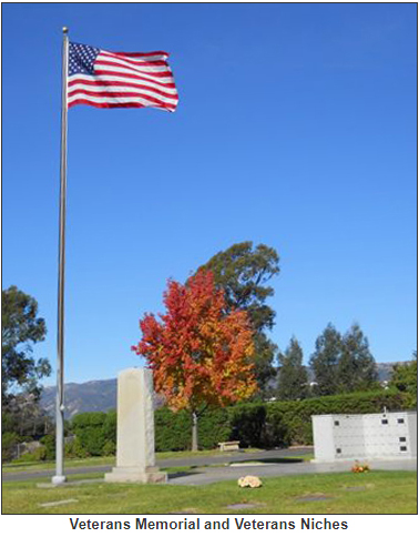 Veterans Memorial and Veterans Niches